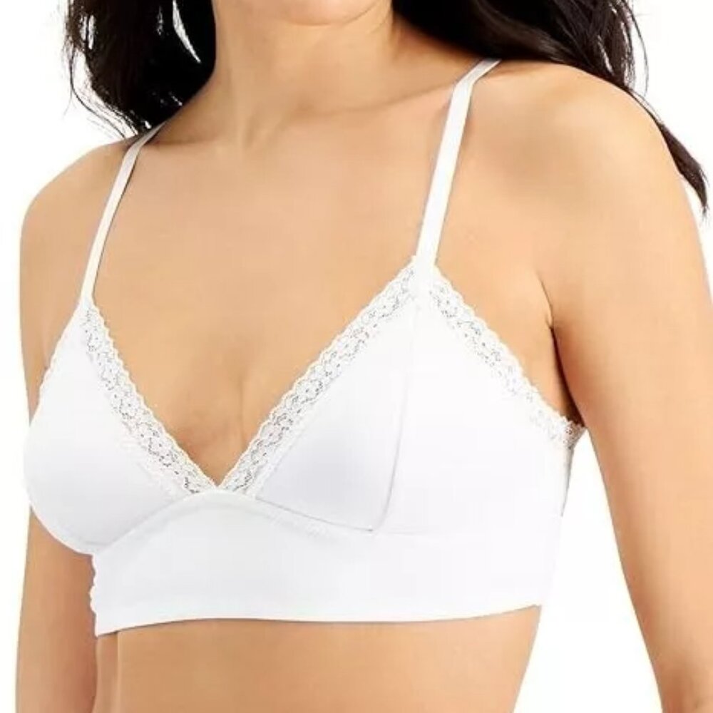 NWT JENNI On Repeat Wide Lace Bralette, L